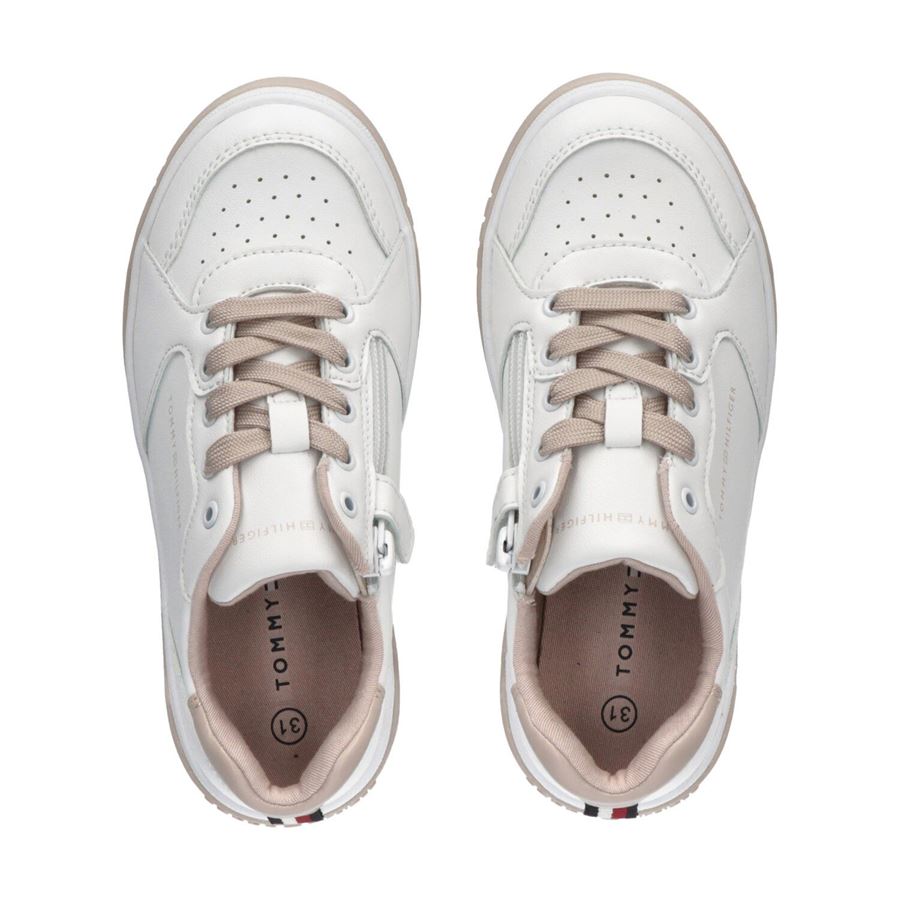 Sneaker flag bassa allacciata da bambina Tommy Hilfiger | T3A9329791355A472